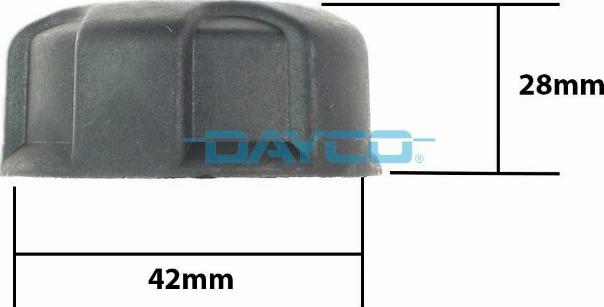 DAYCO-AU DRC053 - Bouchon, réservoir de liquide de refroidissement cwaw.fr