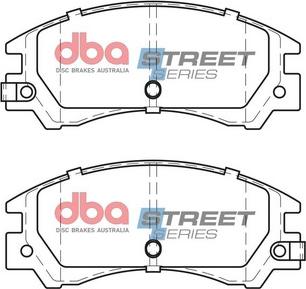 DBA Australia DB418SS - Kit de plaquettes de frein, frein à disque cwaw.fr