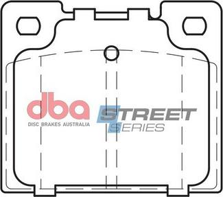 DBA Australia DB538SS - Kit de plaquettes de frein, frein à disque cwaw.fr