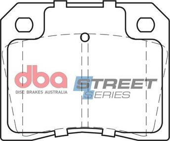 DBA Australia DB521SS - Kit de plaquettes de frein, frein à disque cwaw.fr