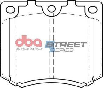 DBA Australia DB625SS - Kit de plaquettes de frein, frein à disque cwaw.fr