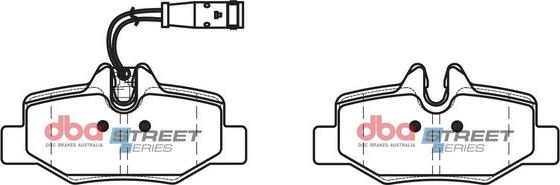 DBA Australia DB1966SS - Kit de plaquettes de frein, frein à disque cwaw.fr