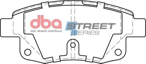 DBA Australia DB1968SS - Kit de plaquettes de frein, frein à disque cwaw.fr