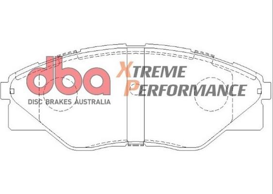 DBA Australia DB1985XP - Kit de plaquettes de freins de haute performance cwaw.fr