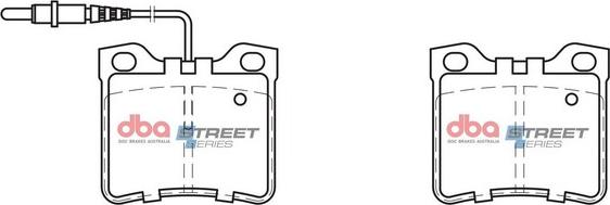 DBA Australia DB1988SS - Kit de plaquettes de frein, frein à disque cwaw.fr