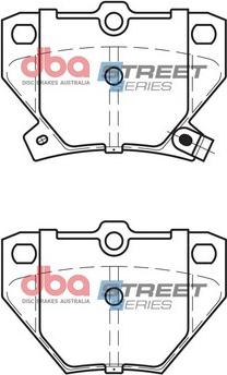 DBA Australia DB1429SS - Kit de plaquettes de frein, frein à disque cwaw.fr