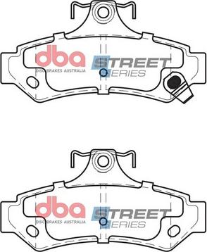 DBA Australia DB1475SS - Kit de plaquettes de frein, frein à disque cwaw.fr