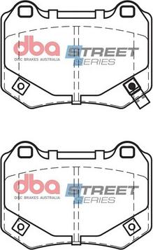 DBA Australia DB15007SS - Kit de plaquettes de frein, frein à disque cwaw.fr