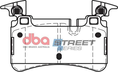 DBA Australia DB15037SS - Kit de plaquettes de frein, frein à disque cwaw.fr