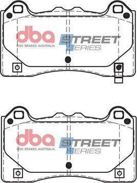 DBA Australia DB15025SS - Kit de plaquettes de frein, frein à disque cwaw.fr