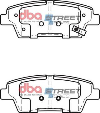 DBA Australia DB15022SS - Kit de plaquettes de frein, frein à disque cwaw.fr