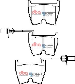 DBA Australia DB15110SS - Kit de plaquettes de frein, frein à disque cwaw.fr