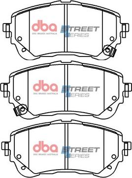 DBA Australia DB15136SS - Kit de plaquettes de frein, frein à disque cwaw.fr