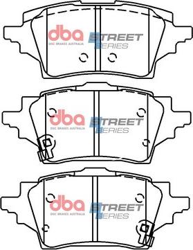 DBA Australia DB15137SS - Kit de plaquettes de frein, frein à disque cwaw.fr