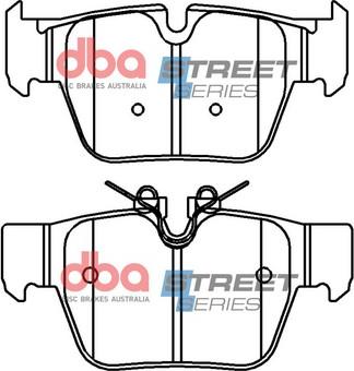 DBA Australia DB15128SS - Kit de plaquettes de frein, frein à disque cwaw.fr