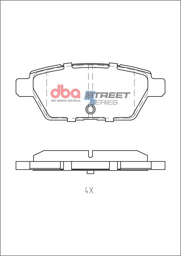 DBA Australia DB15203SS - Kit de plaquettes de frein, frein à disque cwaw.fr