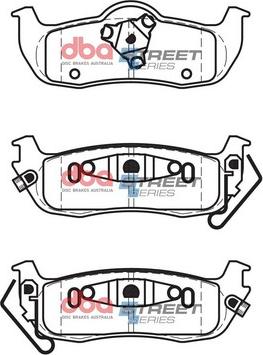 DBA Australia DB1685SS - Kit de plaquettes de frein, frein à disque cwaw.fr