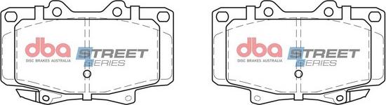 DBA Australia DB1199SS - Kit de plaquettes de frein, frein à disque cwaw.fr