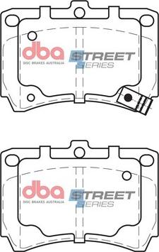 DBA Australia DB1158SS - Kit de plaquettes de frein, frein à disque cwaw.fr