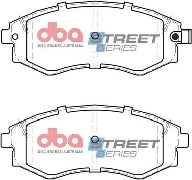 DBA Australia DB1167SS - Kit de plaquettes de frein, frein à disque cwaw.fr