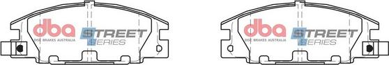 DBA Australia DB1116SS - Kit de plaquettes de frein, frein à disque cwaw.fr