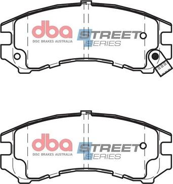 DBA Australia DB1117SS - Kit de plaquettes de frein, frein à disque cwaw.fr