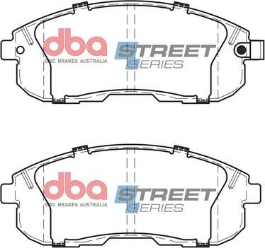 DBA Australia DB1187SS - Kit de plaquettes de frein, frein à disque cwaw.fr