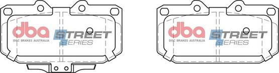 DBA Australia DB1170SS - Kit de plaquettes de frein, frein à disque cwaw.fr