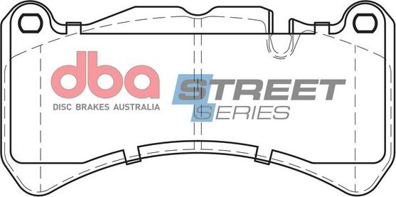 DBA Australia DB1845SS - Kit de plaquettes de frein, frein à disque cwaw.fr