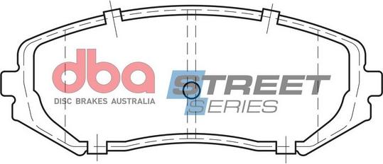 DBA Australia DB1842SS - Kit de plaquettes de frein, frein à disque cwaw.fr