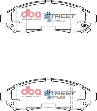 DBA Australia DB1835SS - Kit de plaquettes de frein, frein à disque cwaw.fr