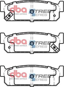 DBA Australia DB1399SS - Kit de plaquettes de frein, frein à disque cwaw.fr