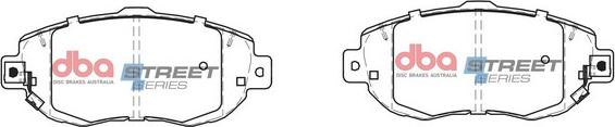 DBA Australia DB1395SS - Kit de plaquettes de frein, frein à disque cwaw.fr