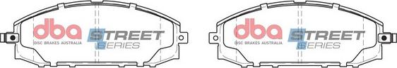 DBA Australia DB1361SS - Kit de plaquettes de frein, frein à disque cwaw.fr