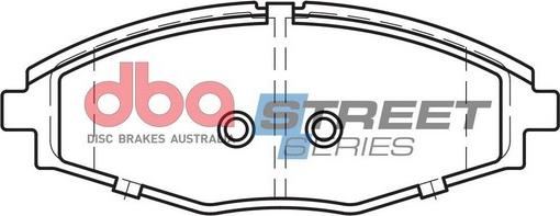 DBA Australia DB1368SS - Kit de plaquettes de frein, frein à disque cwaw.fr