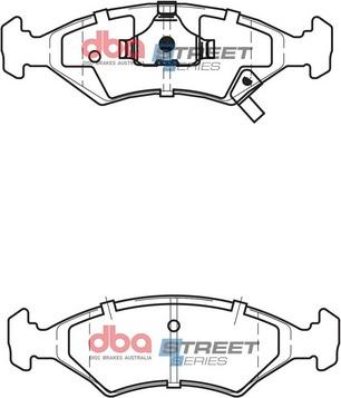 DBA Australia DB1335SS - Kit de plaquettes de frein, frein à disque cwaw.fr