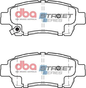 DBA Australia DB1378SS - Kit de plaquettes de frein, frein à disque cwaw.fr