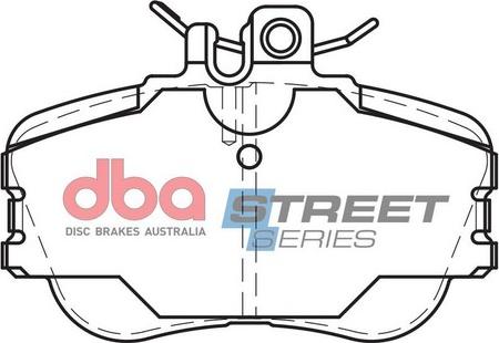 DBA Australia DB1295SS - Kit de plaquettes de frein, frein à disque cwaw.fr