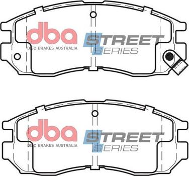 DBA Australia DB1249SS - Kit de plaquettes de frein, frein à disque cwaw.fr