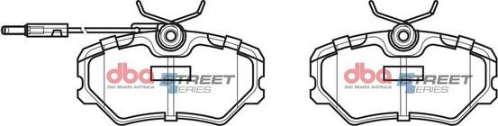 DBA Australia DB1258SS - Kit de plaquettes de frein, frein à disque cwaw.fr
