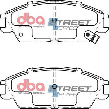 DBA Australia DB1252SS - Kit de plaquettes de frein, frein à disque cwaw.fr