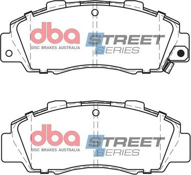 DBA Australia DB1206SS - Kit de plaquettes de frein, frein à disque cwaw.fr