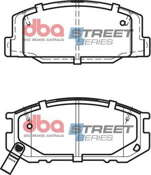 DBA Australia DB1208SS - Kit de plaquettes de frein, frein à disque cwaw.fr