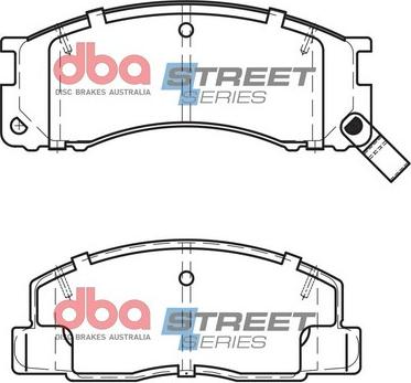 DBA Australia DB1215SS - Kit de plaquettes de frein, frein à disque cwaw.fr