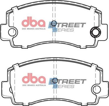 DBA Australia DB170SS - Kit de plaquettes de frein, frein à disque cwaw.fr