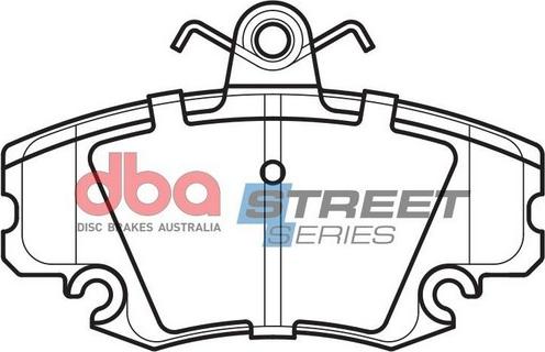 DBA Australia DB1711SS - Kit de plaquettes de frein, frein à disque cwaw.fr