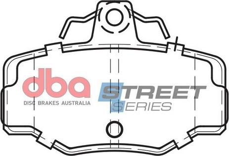 DBA Australia DB1718SS - Kit de plaquettes de frein, frein à disque cwaw.fr