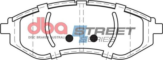 DBA Australia DB1725SS - Kit de plaquettes de frein, frein à disque cwaw.fr