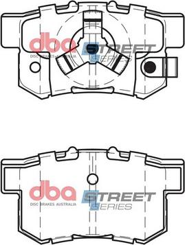 DBA Australia DB1728SS - Kit de plaquettes de frein, frein à disque cwaw.fr