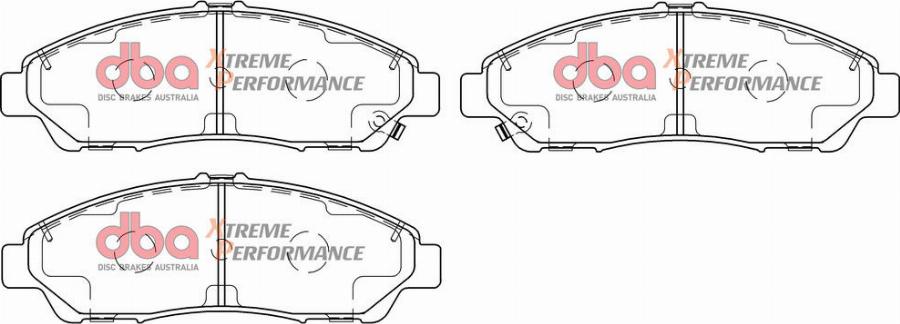 DBA Australia DB8396XP - Kit de plaquettes de frein, frein à disque cwaw.fr